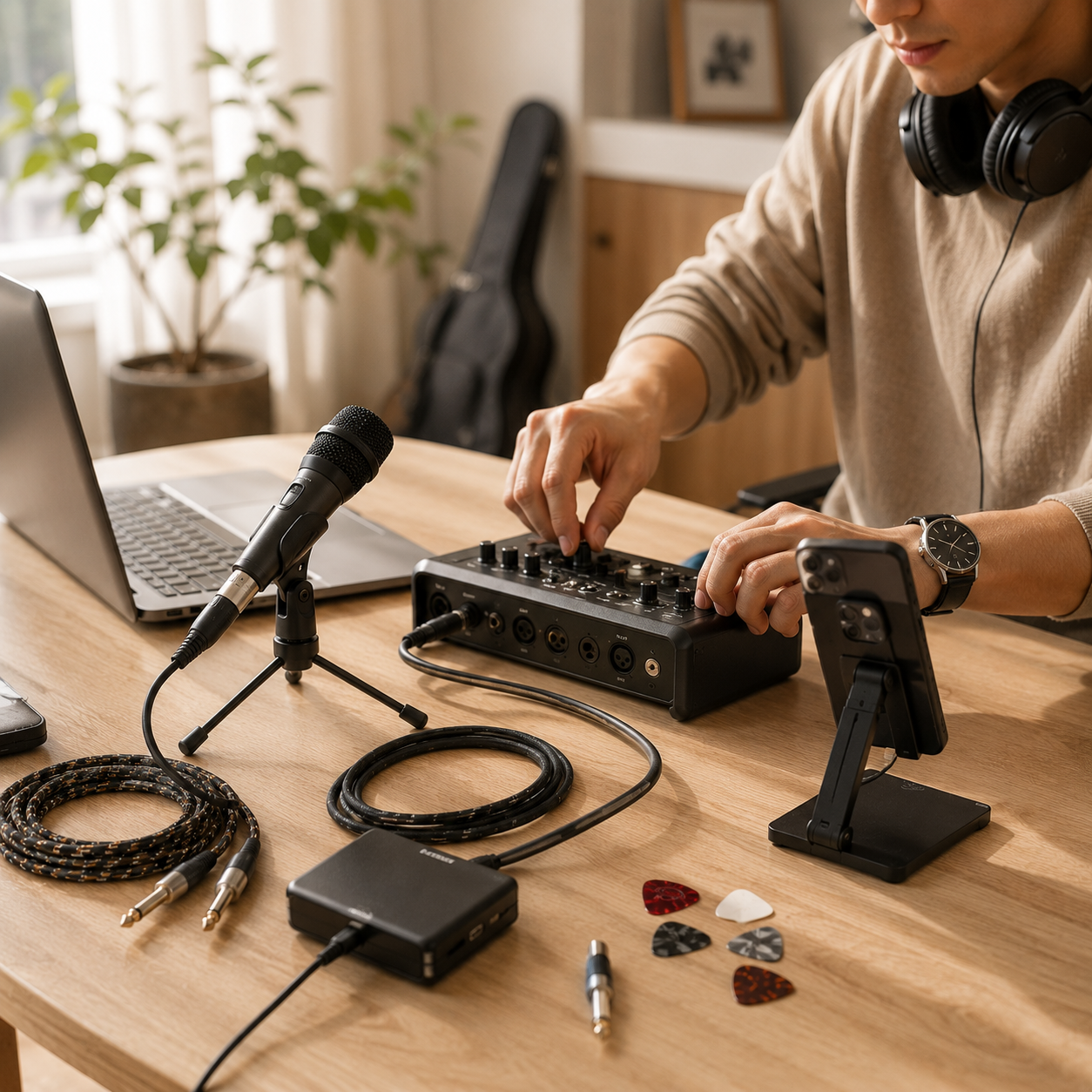 Musical instruments and guitar gear