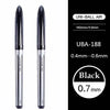 2pcs 0.7mm black pen