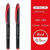 2pcs 0.5mm red pen