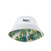white / tropical print