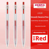 3pcs Clear Red