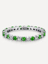 silver green white