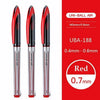 3pcs 0.7mm red pen