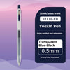 1pc Clear Blue Black
