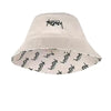 beige / logo print
