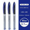 3pcs blue 0.7mm pen