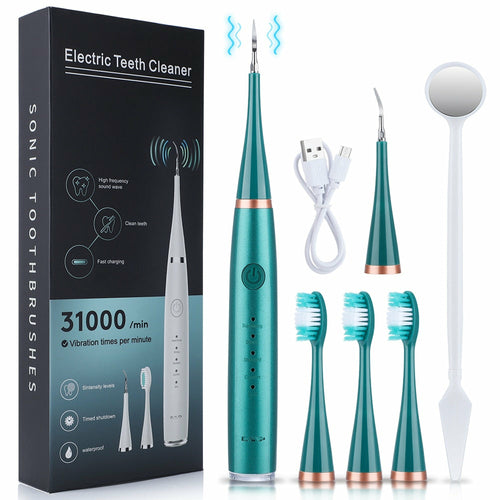 7-in-1 Schall-Zahnreiniger-Set