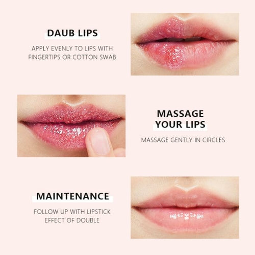 Lippenpeeling-Maske – Erdbeere & Gurke
