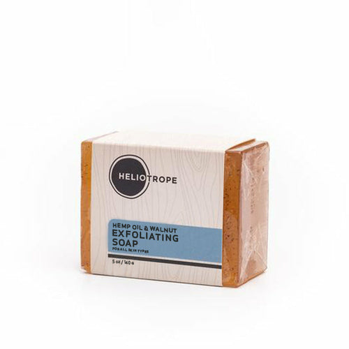Peeling-Seife mit Hanföl & Walnuss